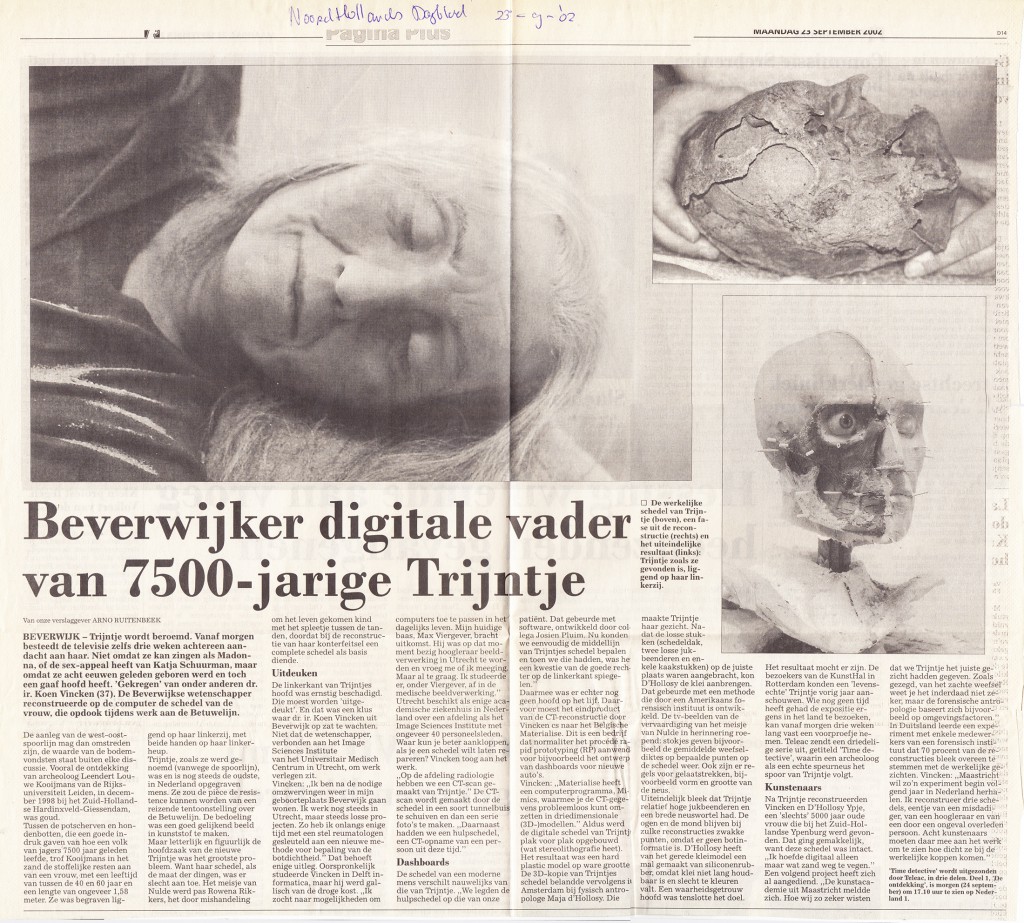 Noord Hollands Dagblad, 23-9-2002