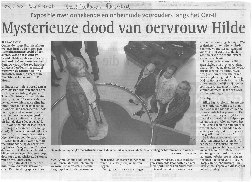 Noord Hollands dagblad, 30-09-2006  