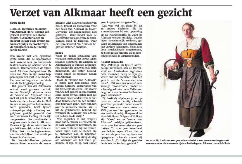 Reformatorisch Dagblad 12-07-2014